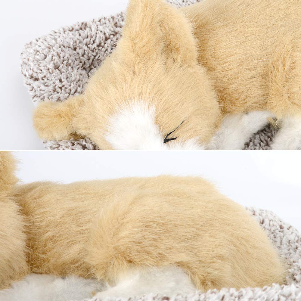 Amazon.co.jp: 【本格派】 本物そっくりに眠る犬のぬいぐるみ